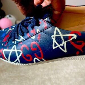 Slightly worn Gucci sneakers